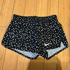 Nike Black and White Star Shorts
